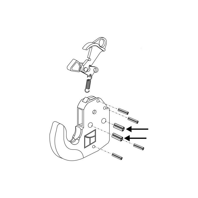 Goupille de serrage 2 pcs