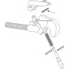 Rivet pour crochets automatiques, modèle récent