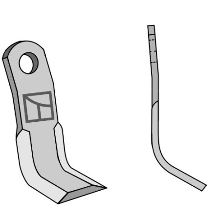 Couteau-Y 160x40mm - Nobili