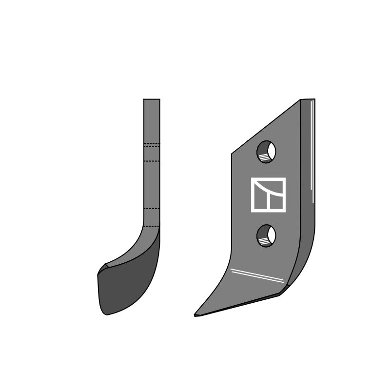 Couteau pour fossoyeuse - gauche - Dondi - 607040