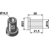 Entretoise 26xØ10,5xØ25 - Bomford - 06.192.02