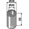 Entretoise 55xØ20xØ28 - Mulag - 195000