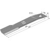 Couteau-faucheur 635mm - gauche - Schulte - H401-027