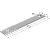 Couteau-faucheur 635mm - Schulte - H401-033