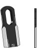Couteau droit 113x40mm - Agrimaster - 3009689