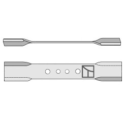 Couteau faucheur 690mm - droit - Fischer