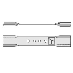 Couteau faucheur 690mm - gauche - Fischer