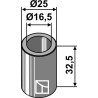 Entretoise 32,5xØ16,5xØ25 - Ferri