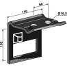 Bride de fixation pour dent 100x16