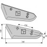 Soc pour arracheuse de betteraves, modèle gauche - Stoll - 1513530