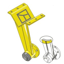 Support à disque renforcé - arrière