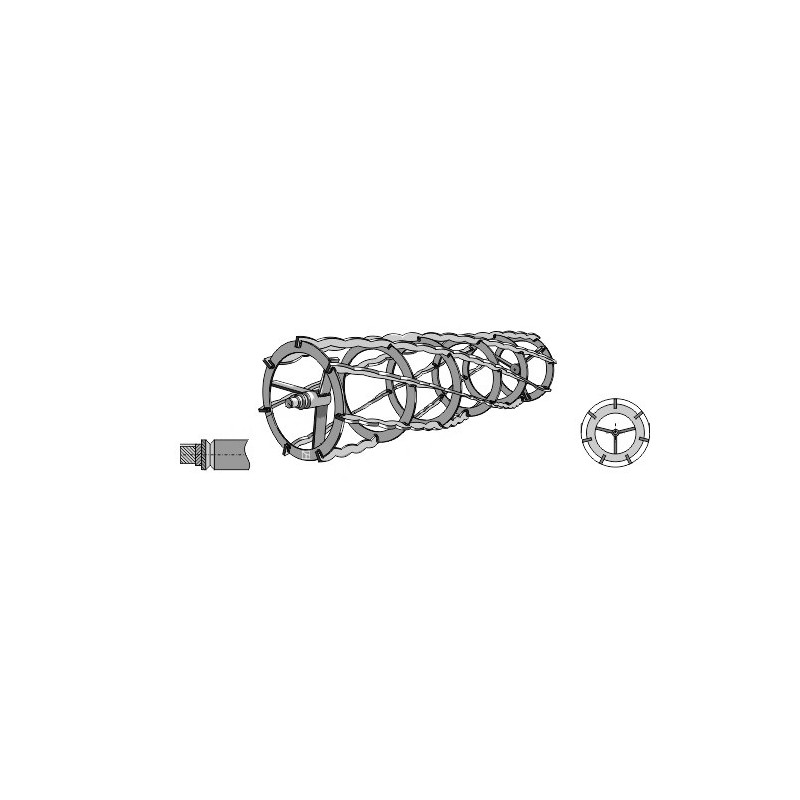 Rouleaux cage à barre lisses - 560 - Kongskilde - 103018005