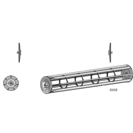 Rouleaux cage à barres lisses - 1944mm - Lemken - 4230849