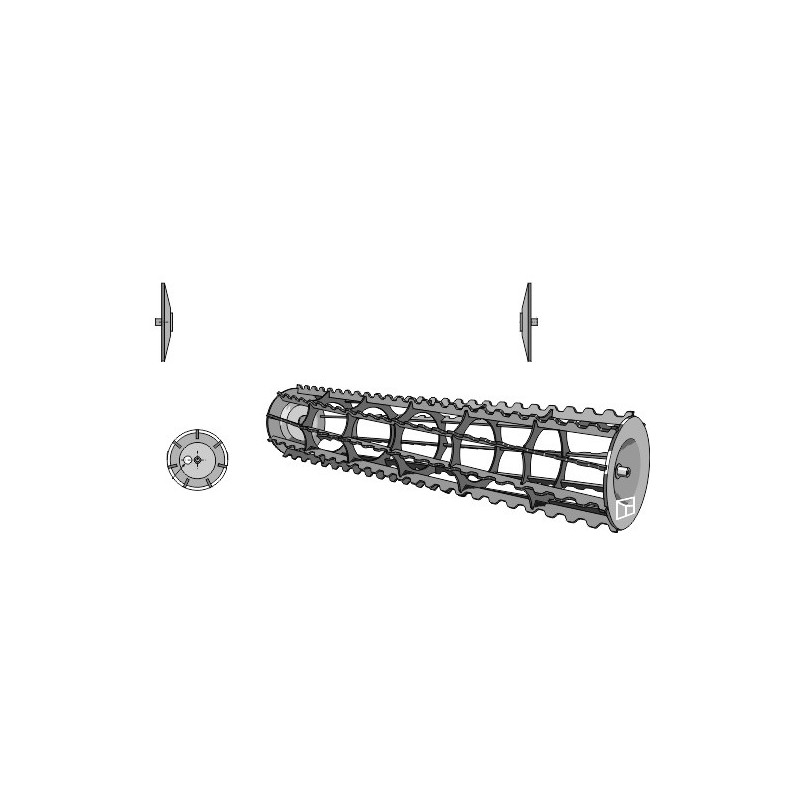 Rouleaux cage à barres crénelées - 1490mm - Lemken - 4230843