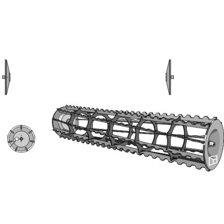 Rouleaux cage à barres crénelées - 1490mm - Lemken - 4230843
