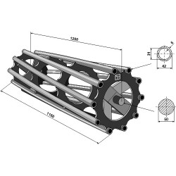 Rouleau tube packer 1200