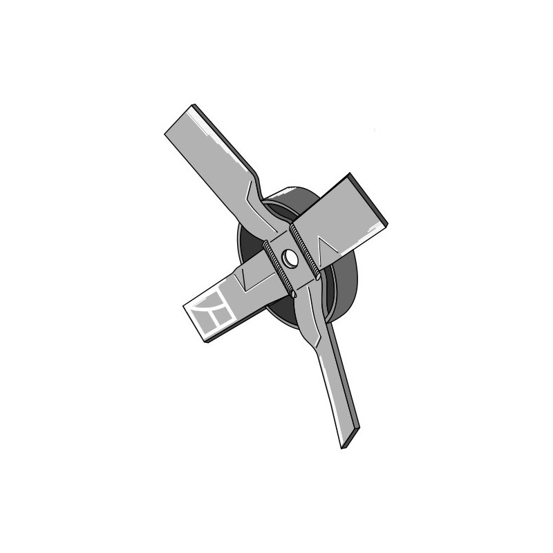 couteau en croix