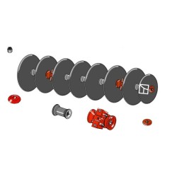Train de disques assembly avec disques lisses Ø610