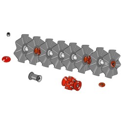 Train de disques assembles avec disques ondulés Ø510
