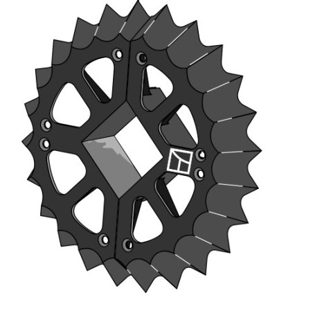 Roue dentée - Ø560mm - Güttler - 75440020
