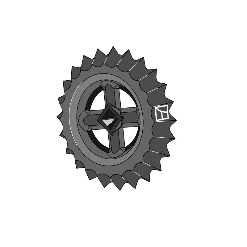Roue dentée - Ø450mm - Güttler - 75420000