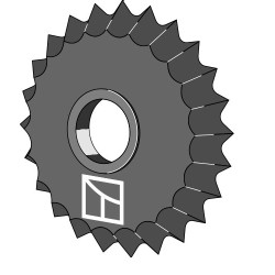 Roue dentée - Ø500mm - Güttler - 75407000