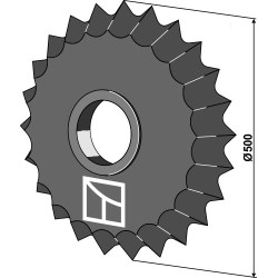 Roue dentée - Ø500mm - Güttler - 75407000