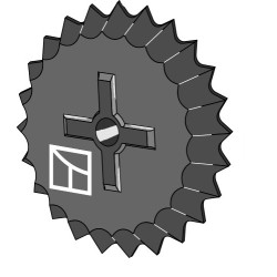 Roue dentée - Ø450mm - Güttler - 75406002
