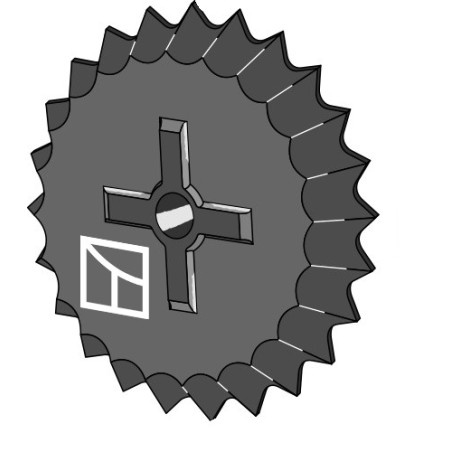 Roue dentée - Ø450mm - Güttler - 75406002