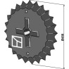 Roue dentée - Ø450mm - Güttler - 75406000