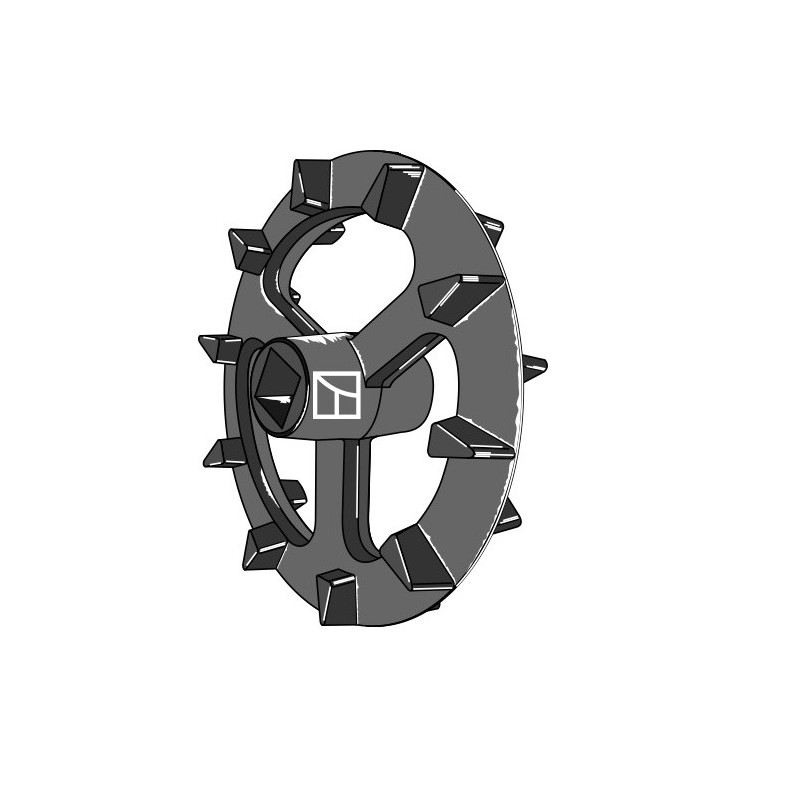 Roue crosskill - Ø350mm - Strom - KM090026
