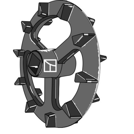 Roue crosskill - Ø350mm - Strom - KM090026