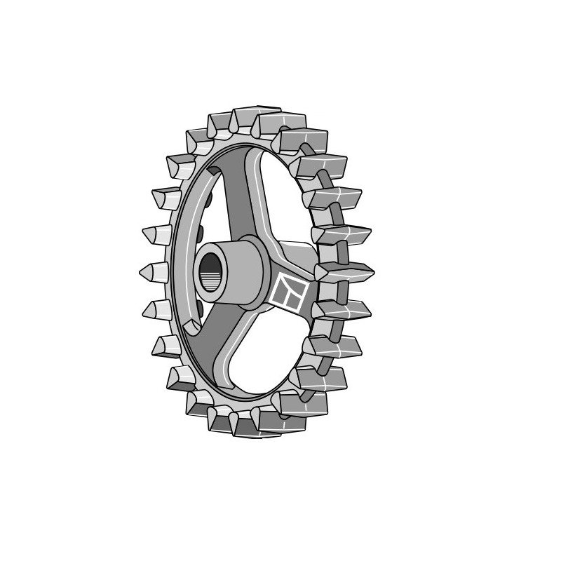 Roue crosskill - Ø350mm - Maschio / Gaspardo - F20120153R