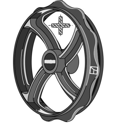 Roue cambridge - Ø505mm - Quivogne - RFT50704