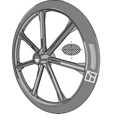 Roue packer - Ø900mm