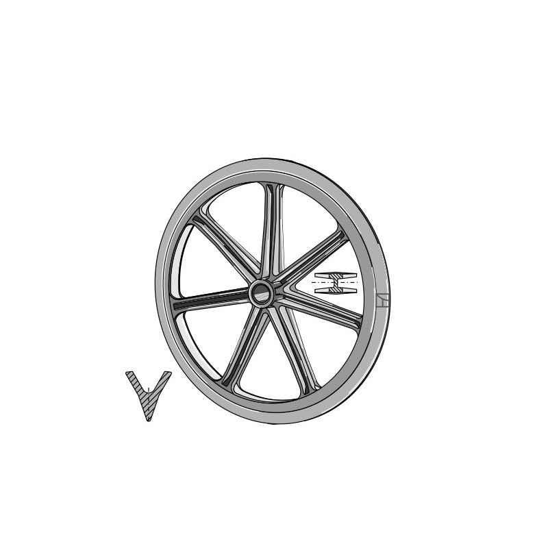 Roue packer - Ø900mm