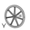 Roue packer - Ø900mm