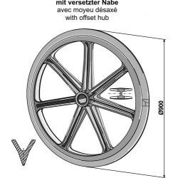 Roue packer - Ø900mm