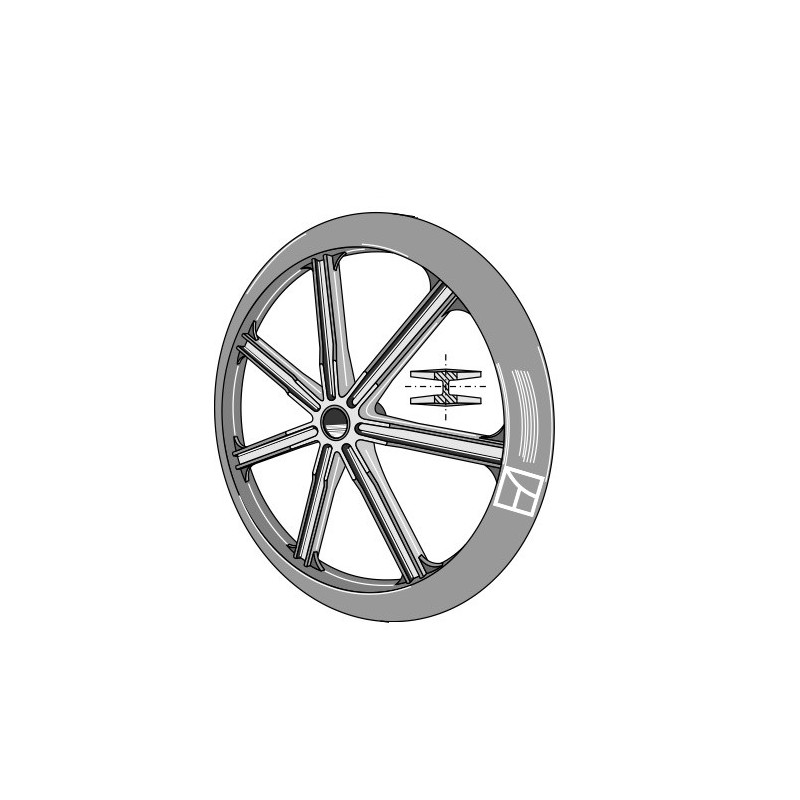 Roue packer - Ø900mm
