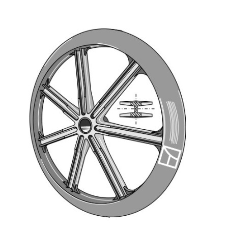 Roue packer - Ø900mm