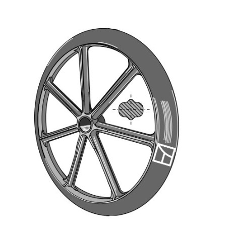 Roue packer - Ø900mm