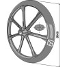 Roue packer - Ø900mm