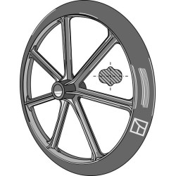Roue packer - Ø900mm