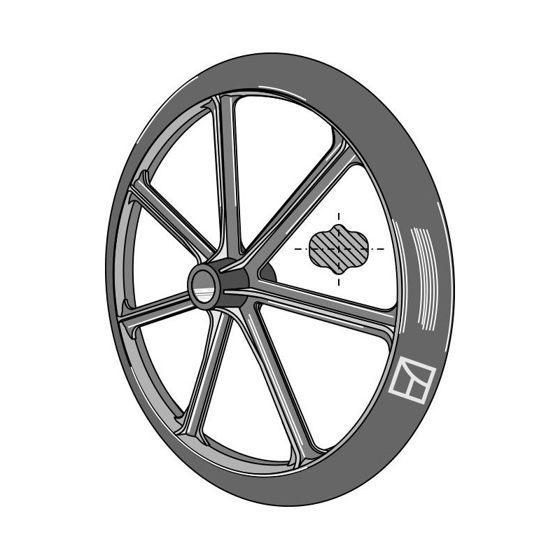 Roue packer - Ø900mm