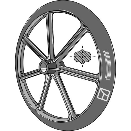 Roue packer - Ø900mm