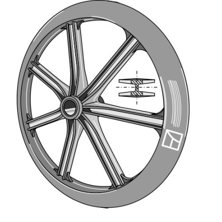 Roue packer - Ø900mm