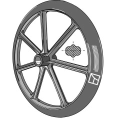 Roue packer - Ø900mm