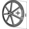 Roue packer - Ø800mm - Marsk-Stig