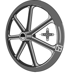 Roue packer - Ø800mm - Dal-Bo