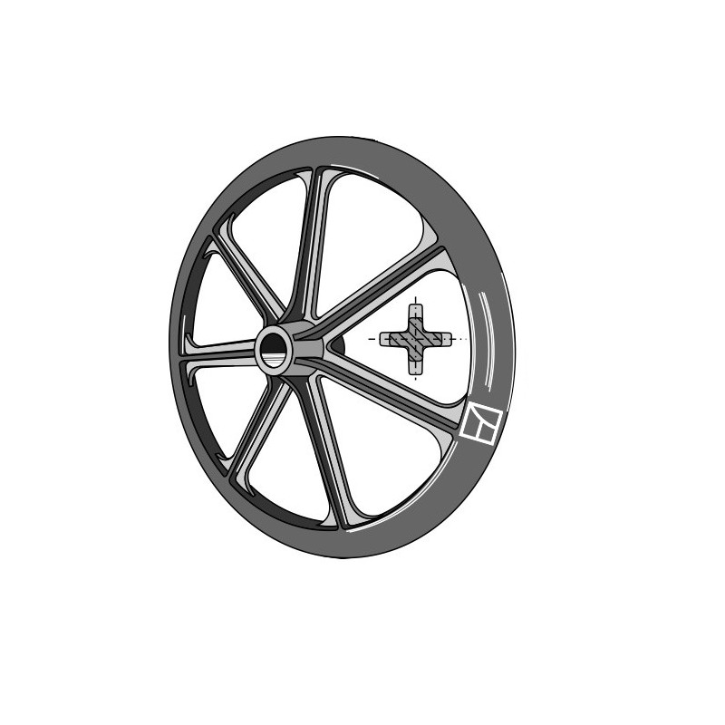 Roue packer - Ø800mm - Dal-Bo